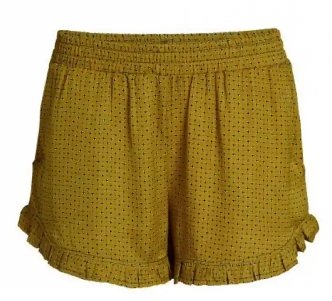 Bestel Nu Essenza Cessie Mini Pyjamabroek Dames Mustard Short