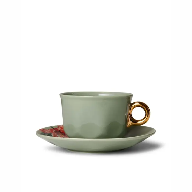 Essenza Gallery Kop & Schotel Stone Green set van 4 Tijdelijk Beschikbaar