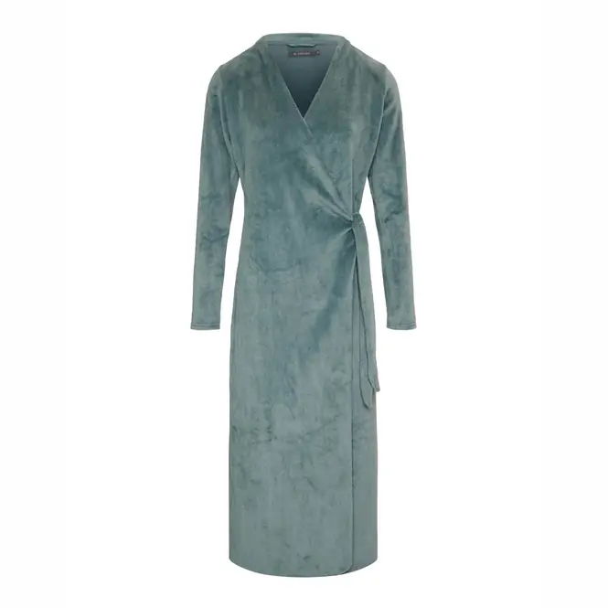 Essenza Vera Uni Homecoat Dames Denim Hoge Kwaliteit