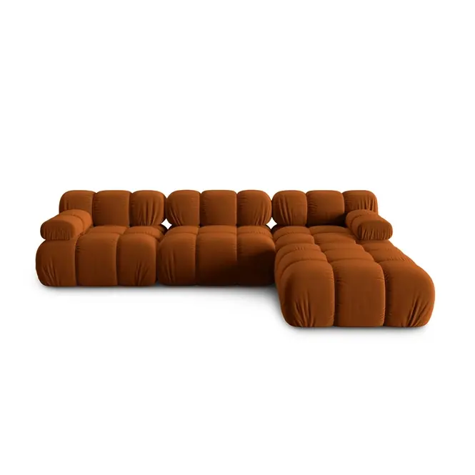Must-Have Milo Casa Tropea Modulaire Modulaire 3-zitsbank met Hocker - Terracotta
