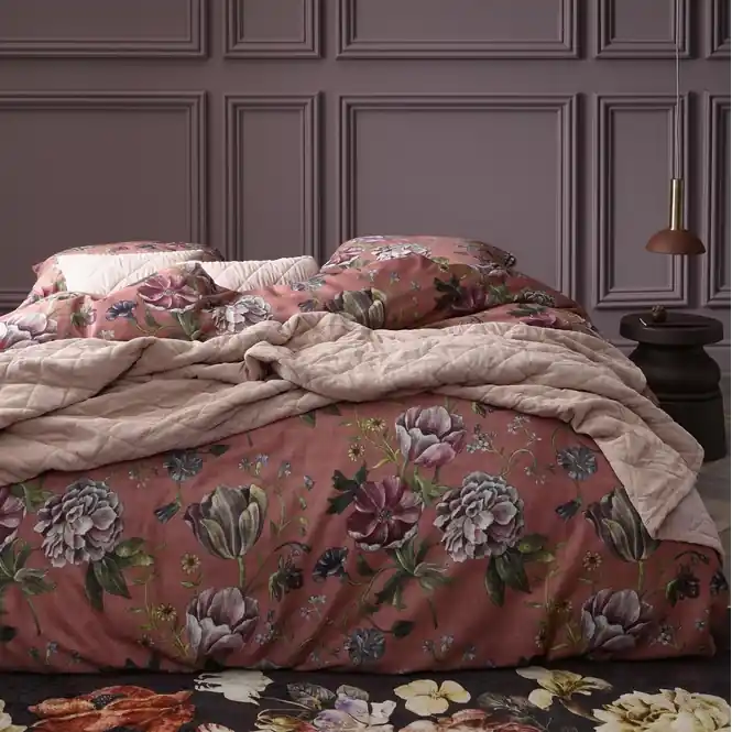 Essenza Elizabeth Dekbedovertrek Rabarber Mako Satin Actieprijs