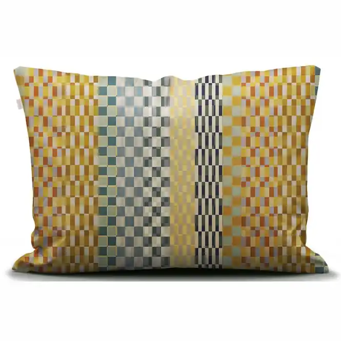 Exclusieve Aanbieding Essenza Stach Pillowcase Dekbedovertrek Autumn Yellow Satijn